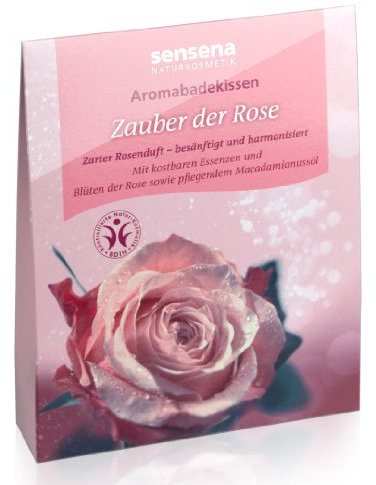 Sensena Naturkosmetik Aromabadekissen Zauber der Rose 60 g