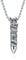 Biker Goth Tribal Viking Strength Dragon Wrapped Gun Bullet Anhänger Halskette Für Männer Silberton Edelstahl