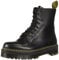 Dr. Martens 1460 Milled Smooth, Scarpe Stringate Basse Brogue Unisex-Adulto, Nero (Black Polished), 44 EU
