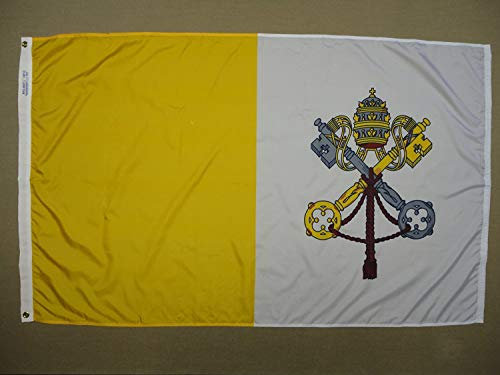 Vatican ville drapeau 3 pieds. x 5 pieds