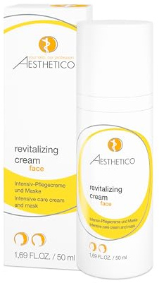 AESTHETICO revitalizing cream, 50 ml | Revitalisierende Vitamincreme für trockene und reife Haut, mit Hyaluronsäure, als Tages-, Nacht- oder Maskenpflege geeignet