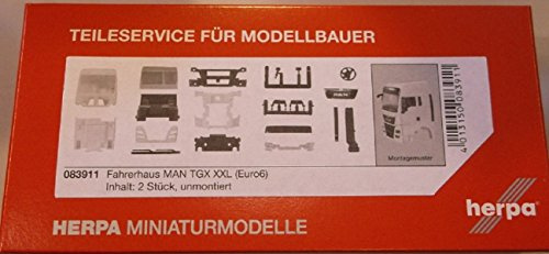 herpa 083911 - Fahrerhaus Man TGX XXL Euro 6 ohne WLB und Dachspoiler