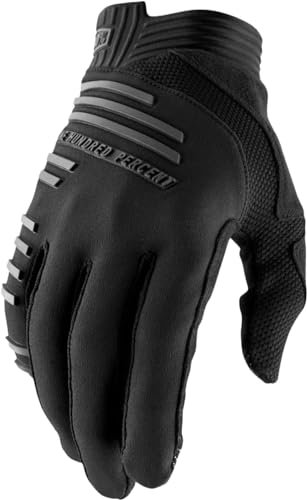 100% GUANTES Unisex-Erwachsene R-Core Handschuhe M, schwarz (schwarz), M