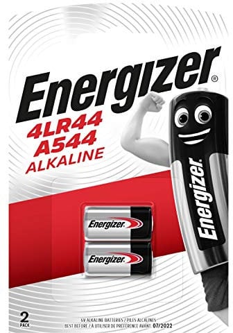 Energizer Batterie Alcaline 4LR44/A544, 6V, Confezione da 2