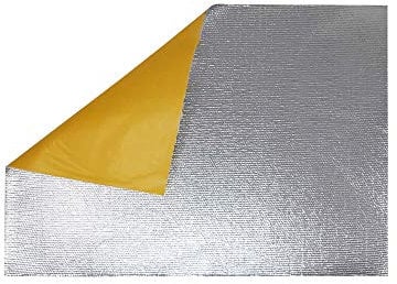 4R Quattroerre.it - 16020 - Foglio Paracalore Termo Isolante Adesivo per Moto e Auto, 35 x 50 cm