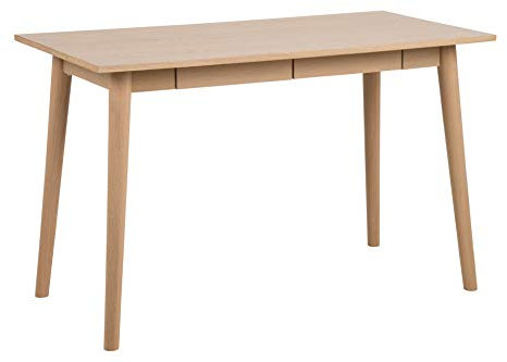 AC Design Furniture Schreibtisch Monika, B: 120 x T:60 x H: 75 cm, Holz, Braun