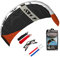 HQ Lenkdrachen Lenkmatte Drachen Symphony Beach III 2.2 Carbon Racer Bundle incl. gepolsterte Lenkschlaufen