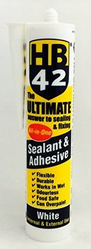 Polymer Based Hybrid Sealant All in One All Purpose Sealant HB42 for All Surface Grab Adhesive Instant Bond Silicone Cartridge - White