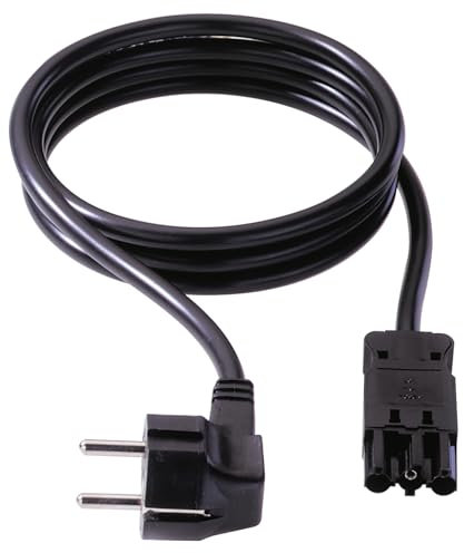BACHMANN Gerätezuleitung Wieland GST18 3m Schwarz 375.003
