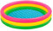 Intex 57412NP - Aufblasbarer Pool Sunset Glow, DREI Ringe, Vinyl, Mehrfarbig, 114x25 cm
