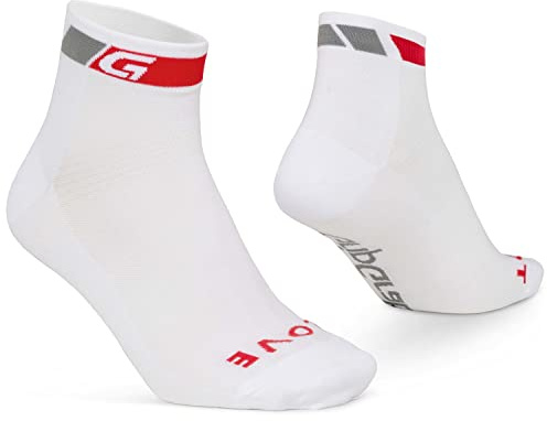 GripGrab Classic Sommer Fahrradsocken Low Cut - 1er & 3er Set Radsocken | Coolmax-Mesh, atmungsaktiv, feuchtigkeitsregulierend - Low Cut ca. 7 cm kurz - Rennrad, MTB, Indoor Cycling