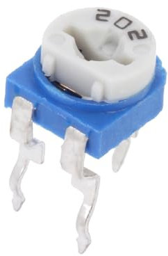10X RKT6V-2K Potentiometer: für den Einbau 1-Drehung,liegend 2kΩ 100mW SR PASSIV