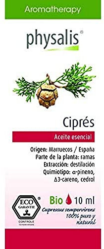 PHYSALIS ESENCIA CIPRES 10ml. BIO – peut être utilisé régulièrement selon les besoins individuels, produit multifonction à large champ d’application, contenance 10 ml et facilite la prise en charge de