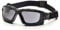 PYRAMEX I-Force Sporty Dual Pane Anti-Fog Goggle,Black Frame/Gray Anti-Fog Lens