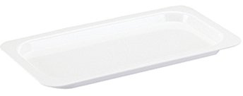 WACA 1380 Auslageplatte Präsentationsplatte GN 1/3 325 x 176 x 17 mm, Farbe:weiß