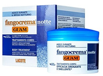 Crème de Boue de Nuit - Rétention d'Eau Puissant Femme - Draineur Rétention d'Eau - Amincit et Remodèle la Silhouette - Avec Algues GUAM, Sel Marin, Beurre de Karité, Huiles Essentielles - GUAM