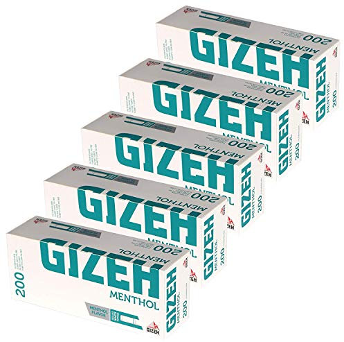 Gizeh Mentho Zigarettenspitzen Filter 5 x 200 Stück