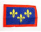AZ FLAG - Drapeau Province d'Anjou - 45x30 cm - Pavillon Angers - France 100% Polyester Avec Deux Cordelettes - 20g