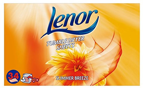 Lenor Lenzuola per asciugatrice estive, 34 pezzi