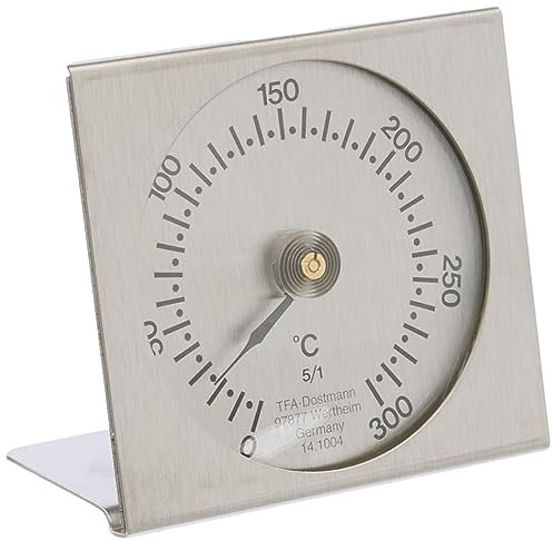 TFA Dostmann Analoges Backofenthermometer, 14.1004.60, aus Metall, hitzebeständig