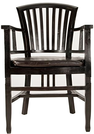 SIT-Möbel Armlehnstuhl, Mahagoni, Braun, 55 cm l x 55 cm b x 95 cm h