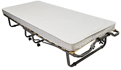 Veraflex 270/80x200 COV Gästebett, 200 x 80 x 39 cm, Metall Rahmen anthrazit, Matratze hellgrau incl. Schutzhülle