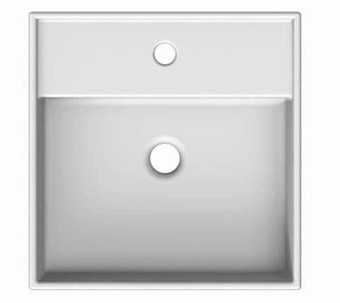 Scarabeo lavabo semincasso cm 46x46 Teorema