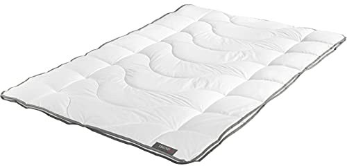Badenia Trendline 4-Jahreszeiten-Steppbett, Baumwolle, weiß, 155 x 220 x 5 cm