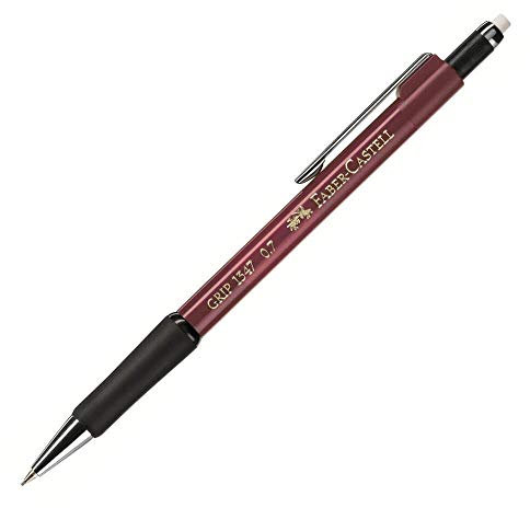 FABER-CASTELL Druckbleistift GRIP 1347, metallic-rot VE=
