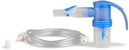 PARI TurboBoy Year Pack S - Kit con filtro per compressori Pari Boy (dal tipo 038), nebulizzatore Pari LC Sprint (beccuccio blu), bocchino e tubo da 1, 2 m