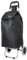 Hoppa leichter Einkaufsroller/Trolley, strapazierfähig, Räder, Lieferung erfolgt zerlegt, schwarz/marineblau, Black ST40 (schwarz) - ST