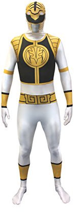Morphsuits - Mlprwx - Original Power Rangers Pour Hauteur 180-186 Cm - Blanc - Taille Xl
