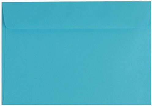 100 farbige Briefumschläge / Din C6 / Farbe: blau