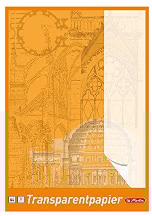 Herlitz 696401 Transparentpapierblock A4, 30 Blatt (A4)