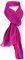 TigerTie signore chiffon foulard - magenta fucsia Uni dimensione 160 cm x 36 cm - sciarpa