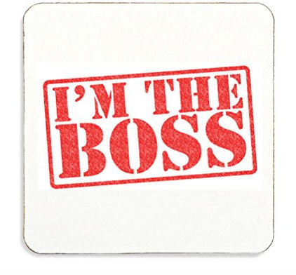 Im The Boss posavasos regalo Office regalo diseño de sierra mecánica circular
