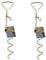 2 xHeavy Duty Corkscrew Ground Spike Tie Out Stake Tether Dog Animal Spiral Tent Gazebo Anchor Dog Tether Ground Anchor Marquee Tent Peg Stake Caravan Spiral Awning Tie Down Pole Spikes Screw in Tent Ground Spiral Strong Anchor Polytunnel Poly Tunnel Wind Trampoline Caravan Awning Pegs Scre In Bouncy Castle Keep Down Restraint Garden