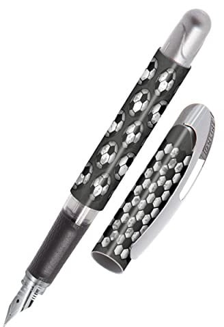 ONLINE College ink pen Goal ergonomic fountain pen for school / college solid medium nib, soft grip part for standard ink cartridges refillable │ideal for beginners, pupils & students