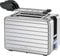 ProfiCook PC-TAZ 1110, Grille-pain à pinces 2 tranches, support à petits pains intégré, avec fentes à toast extra larges (40 mm), boîtier en acier inoxydable, compact, 1050 watts