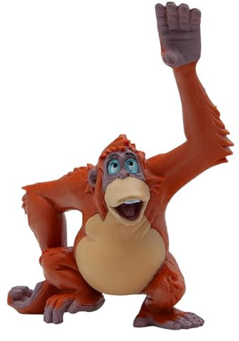 Bullyland 12383 - Spielfigur King Louie aus Walt Disney Das Dschungelbuch, ca. 8,3 cm, detailgetreu, ideal als kleines Geschenk für Kinder ab 3 Jahren