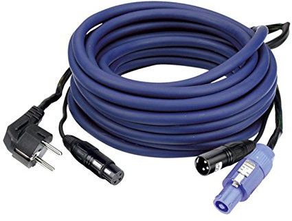 FP10 Power/Signal Cable 20m Schuko-Powercon/XLR-XLR
