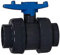 Aquaforte PVC Kugelhahn mit beidseitigen Überwurf Econo-Line, Klebeanschluß für Ø 32 mm (Außendurchmesser) Rohre