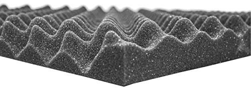 Noppenschaum anthrazit Platte 200 x 100 x 10cm zur Schalldämmung und Akustik Optimierung