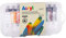 PRIMO Morocolor, Couleur Acrylique en Tube d'aluminium, 10 peintures acryliques à Peindre 18 ML, peintures acryliques hautement pigmentées, Couleurs acryliques pour Enfants permanents, Made in Italy