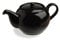 Tognana sphere, teiera 470 cc, Porcellana, nero