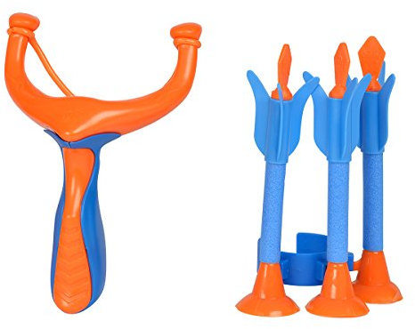 Simba 107210900 - X-Power Pfeile Schleuder, 2-sortiert, blau / orange
