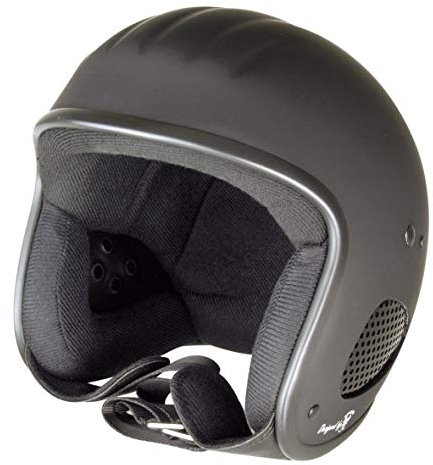 Bores SRM Slight 3 Jethelm, Designed by Gensler, CE-EN1077 Sportprüfung Ohne ECE, Schwarz-Matt, Größe S 51-52 cm