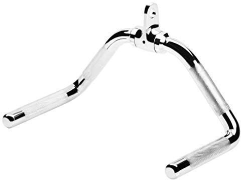 Bad Company Multi-Parallelgriff inkl. Drehgelenk I breiter Ruder-Griff für die Latzugstation I BC-10 Chrom