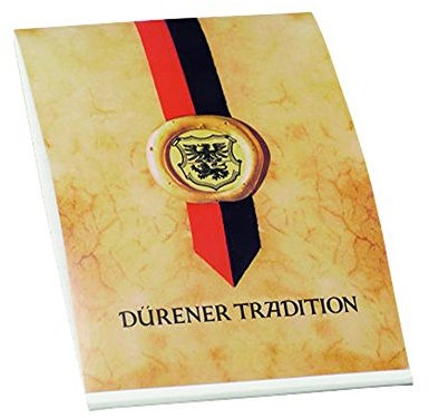 Rössler Papier 20100401 - Dürener Tradition - Kartenblock DIN A6, 25 Blatt, glatt