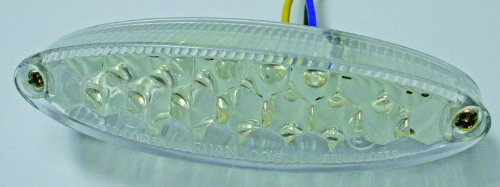 SHIN YO LED Rücklicht NUMBER1 mit Nr.-Beleuchtung klarglas, Unisex, Multipurpose, Ganzjährig, Kunststoff